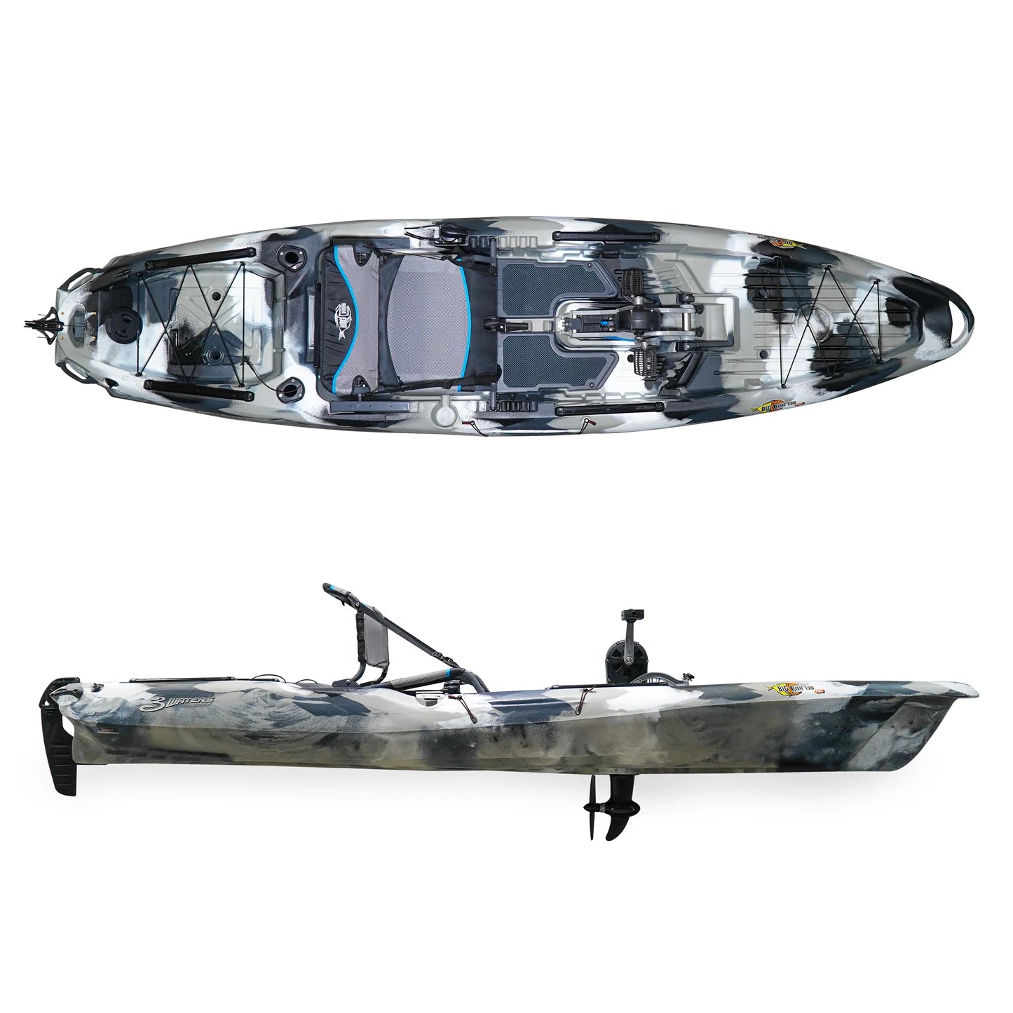 3 Waters Kayak Big Fish 120 PDL Pro Fish Drive