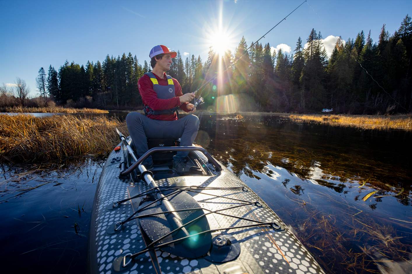 Pelican Kayak Gonflable iATAK 110 Camo