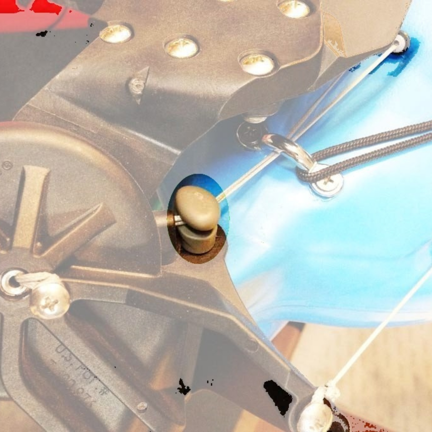 Hobie Acc. Rudder - Rudder Pin, Twist N' Stow