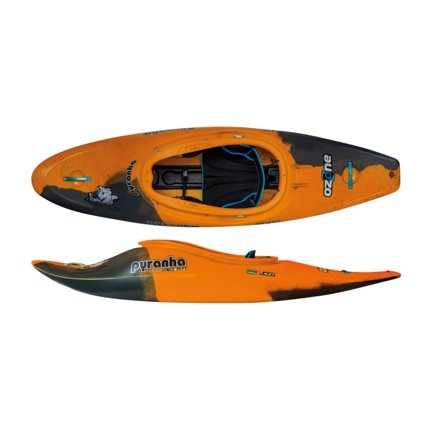 Pyranha Kayak Ozone Small Orange Soda USED