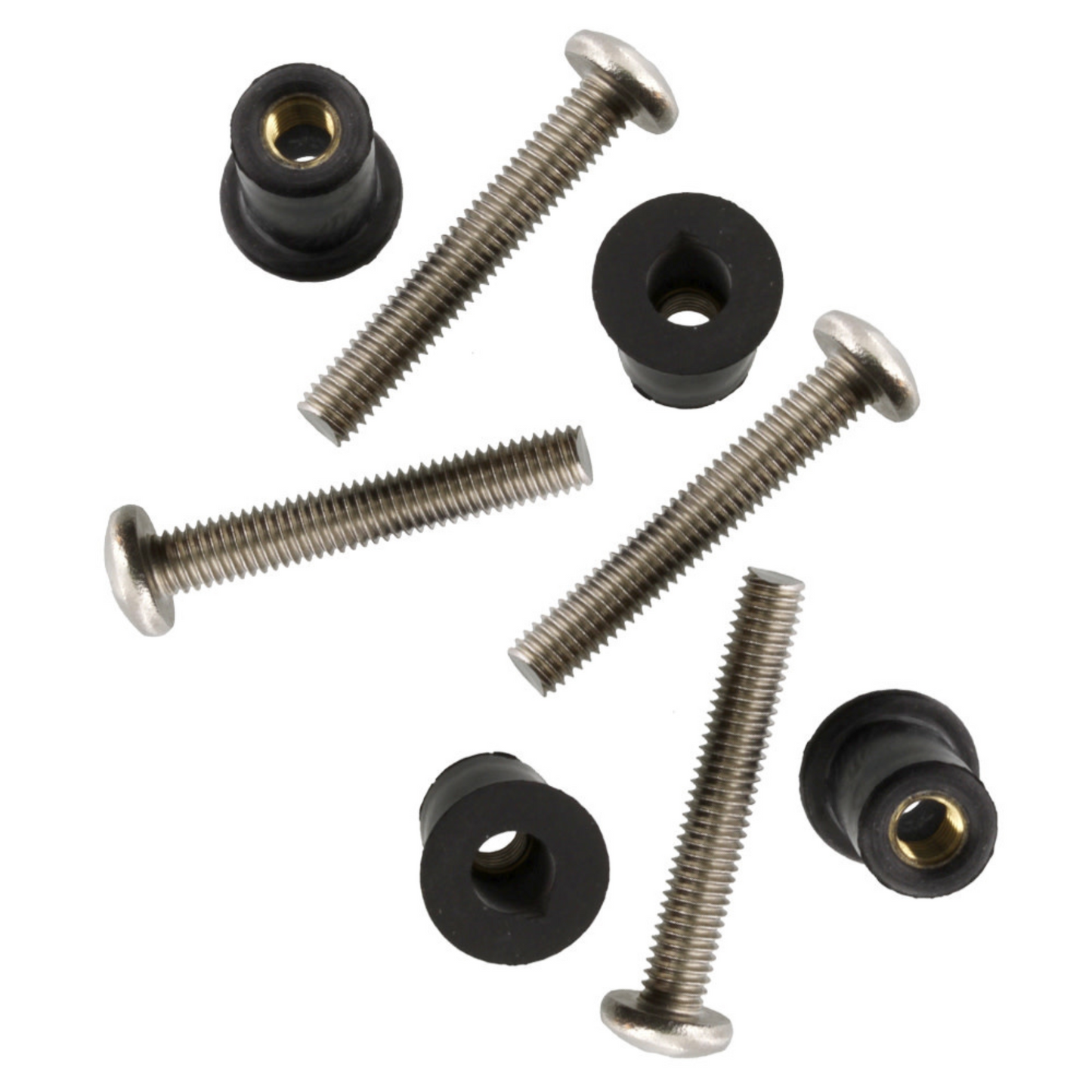 Scotty 133-4 Ensemble de Montage (Boulons/Écrous) - Well Nut Mounting Kits
