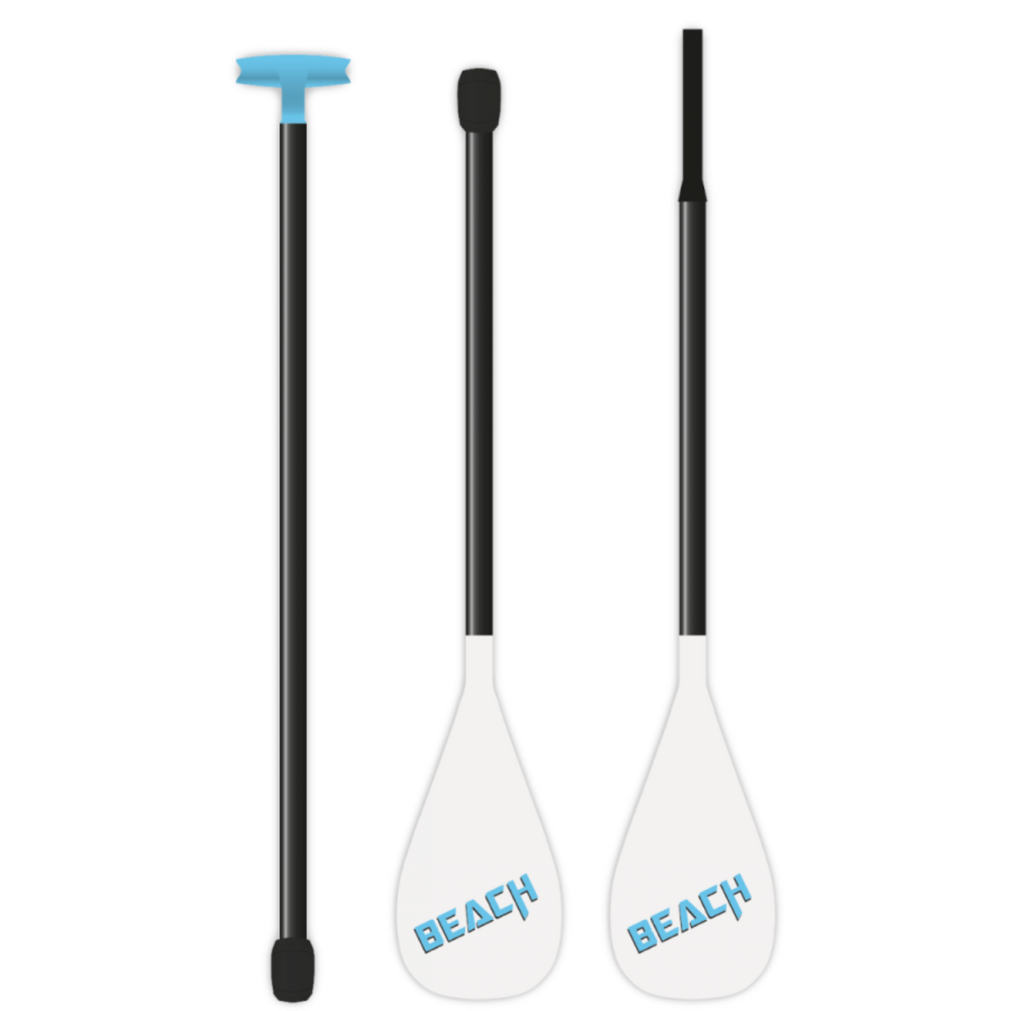 Tahe Marine Pagaie Sup-yak Beach Aluminium 200cm