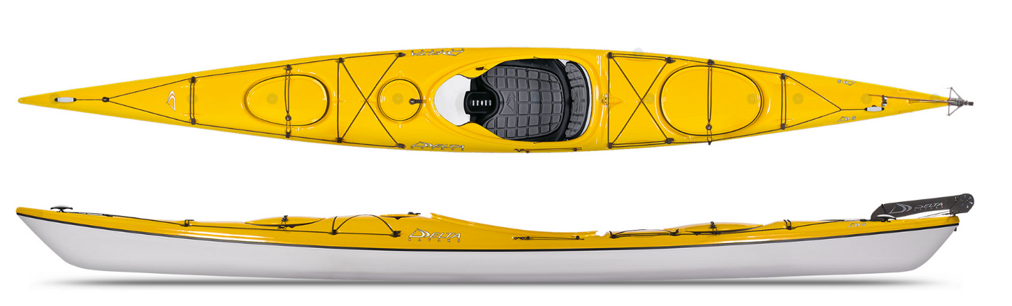 Delta Kayak 16 avec Gouvernail 2025 Contour Seat