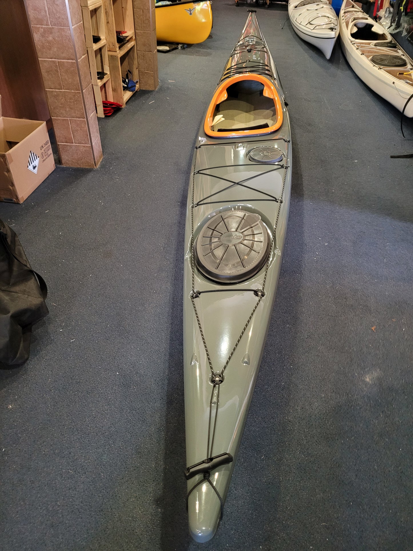 Zegul kayak Reval HV ACORE Grey Cockpit Orange