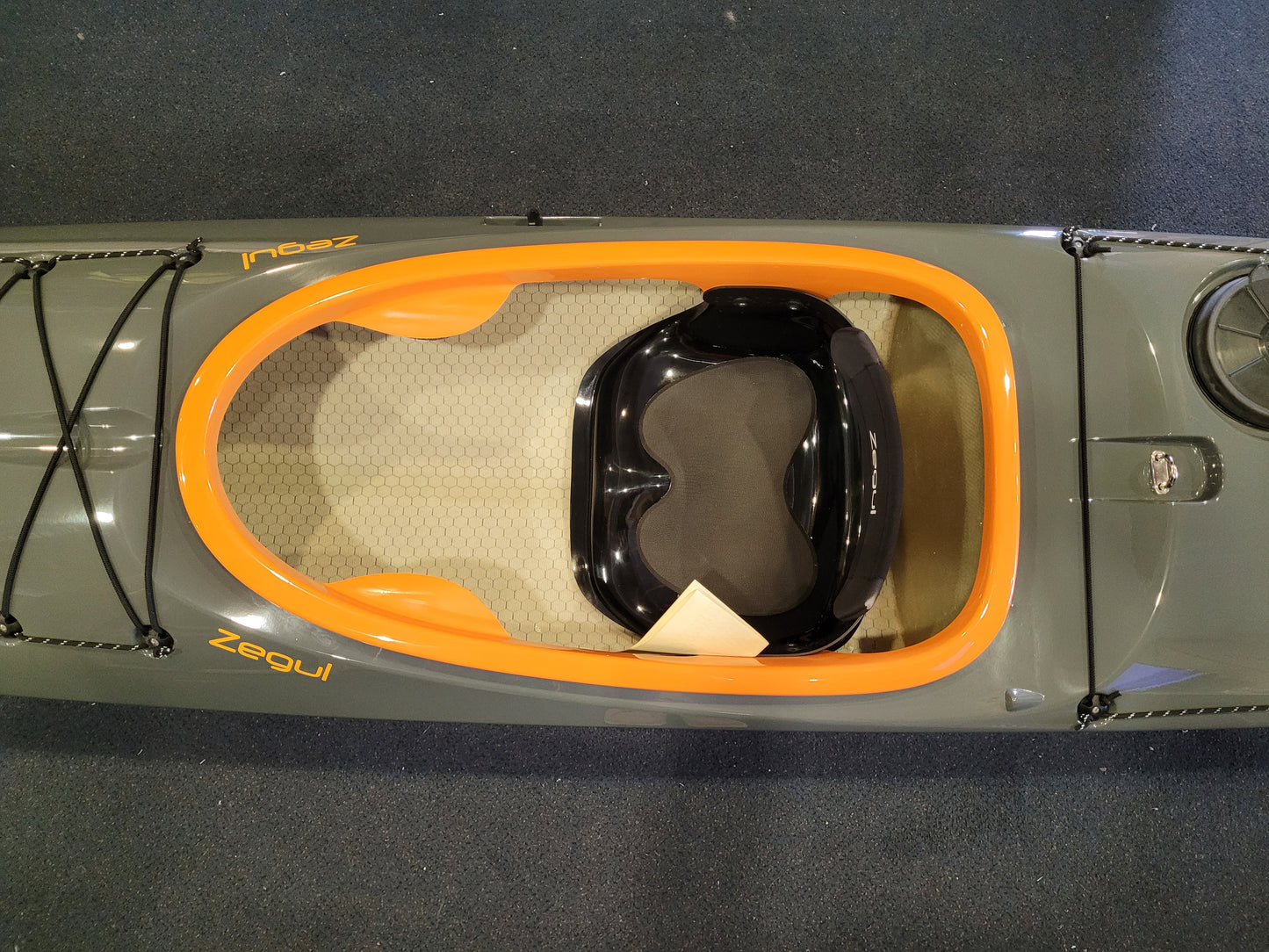 Zegul kayak Reval HV ACORE Grey Cockpit Orange