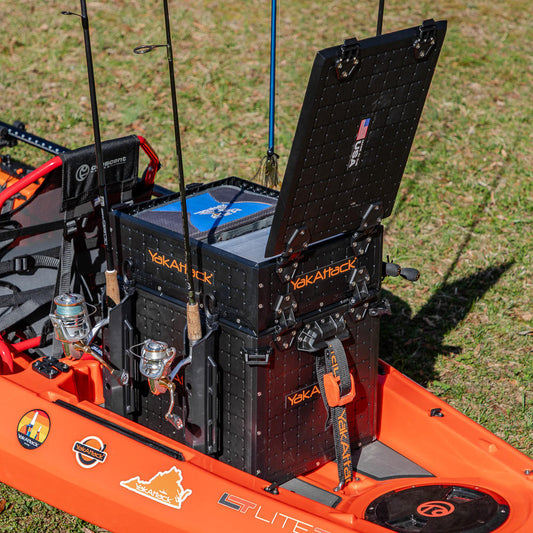 YakAttack Acc. 13x16 ShortStak Coffre suplémentaire pour BlackPak, Upgrade Kit for BlackPak Pro Noir