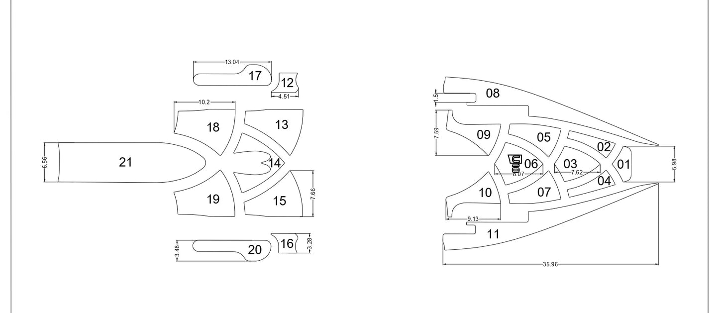 Nucanoe Acc. U10 Completion Decking Kit
