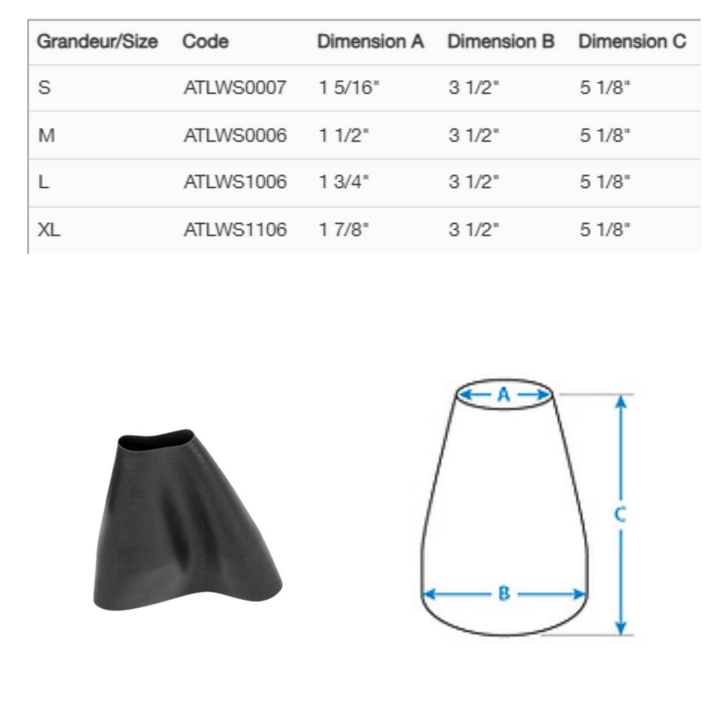 Atlan Acc. Waterproof Latex Wrist Seal