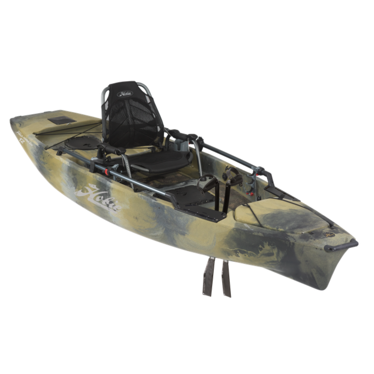 Hobie Kayak Pro Angler 12 MD 180 TURBO Kick-Up Fin Camo