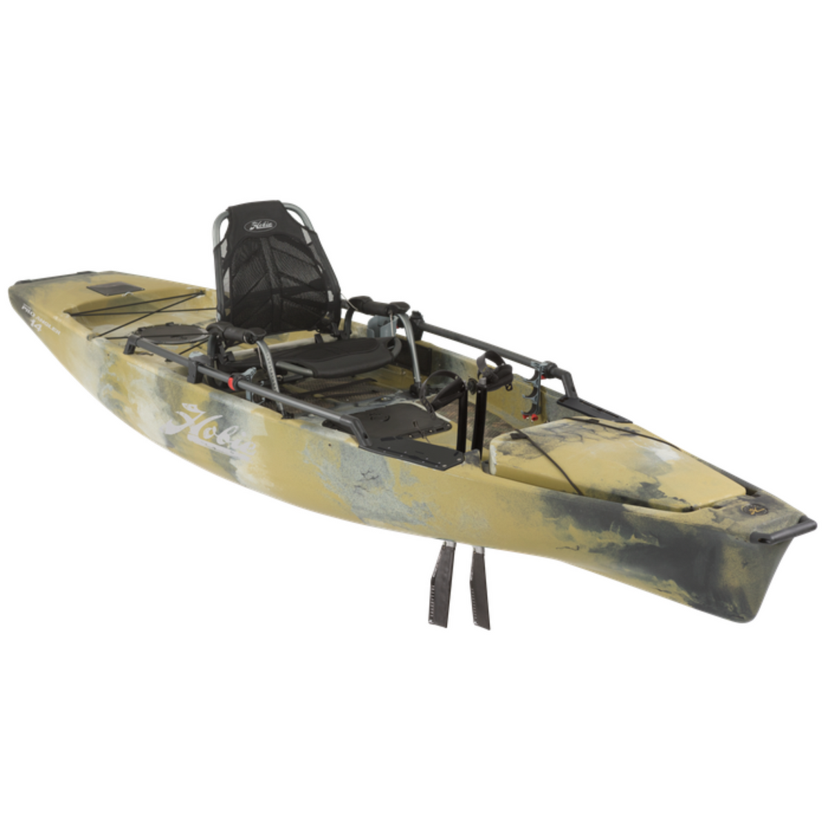 Hobie Kayak Pro Angler 14 MD 180 TURBO Kick-Up Fin Camo (Année antérie ...