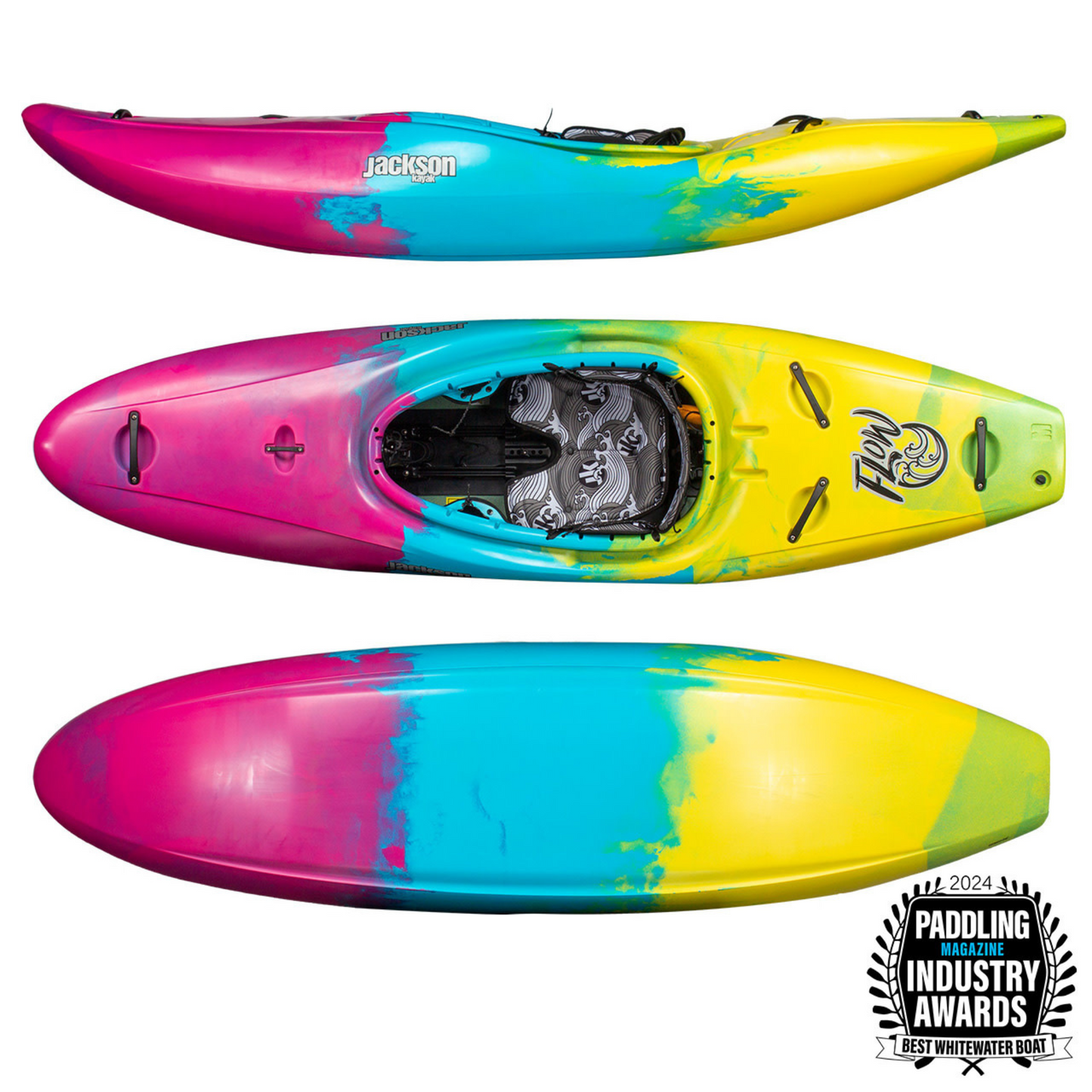 Jackson kayak Flow Médium Miami Vice LE USAGÉ