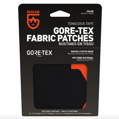 Gear Aid Acc.Tape de Réparation HEX en GORE-TEX - Tenacious Tape Repair Patches (2)