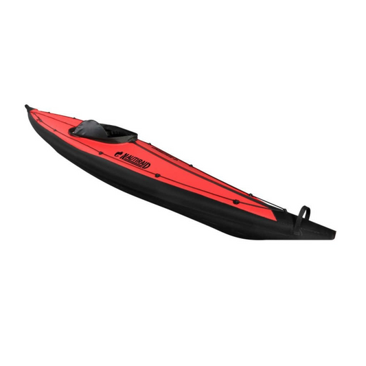 Nautiraid Kayak NARAK CROSS 405 PVC Monoplace + Pack Evasion + Cale Pied