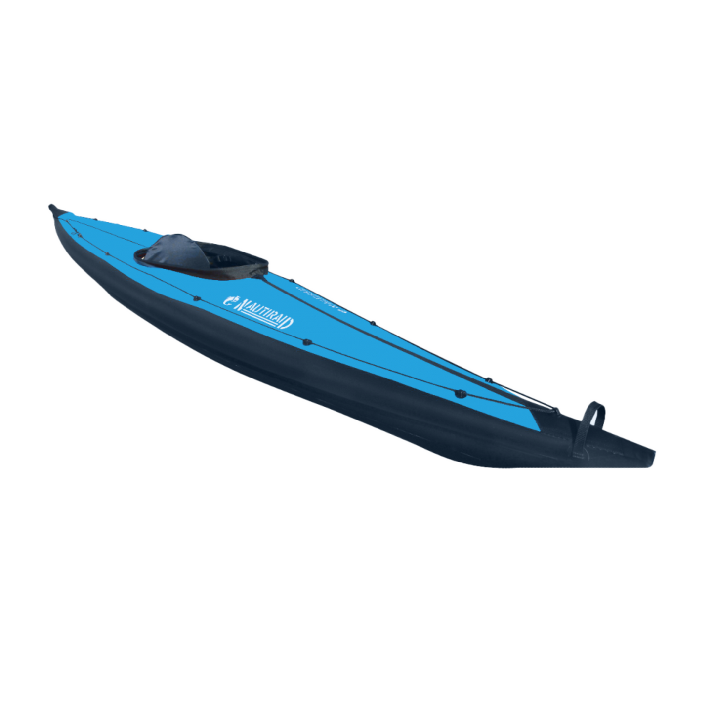 Nautiraid Kayak NARAK CROSS 405 PVC Monoplace + Pack Evasion + Cale Pied