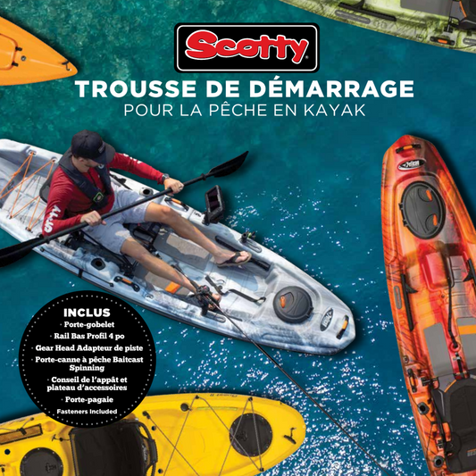 Scotty 111 Trousse de Départ pour Kayak de Pêche