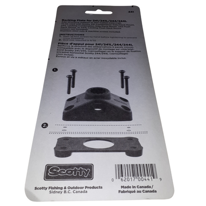 Scotty 441 Backing Plate for 0241/0244 Bracket