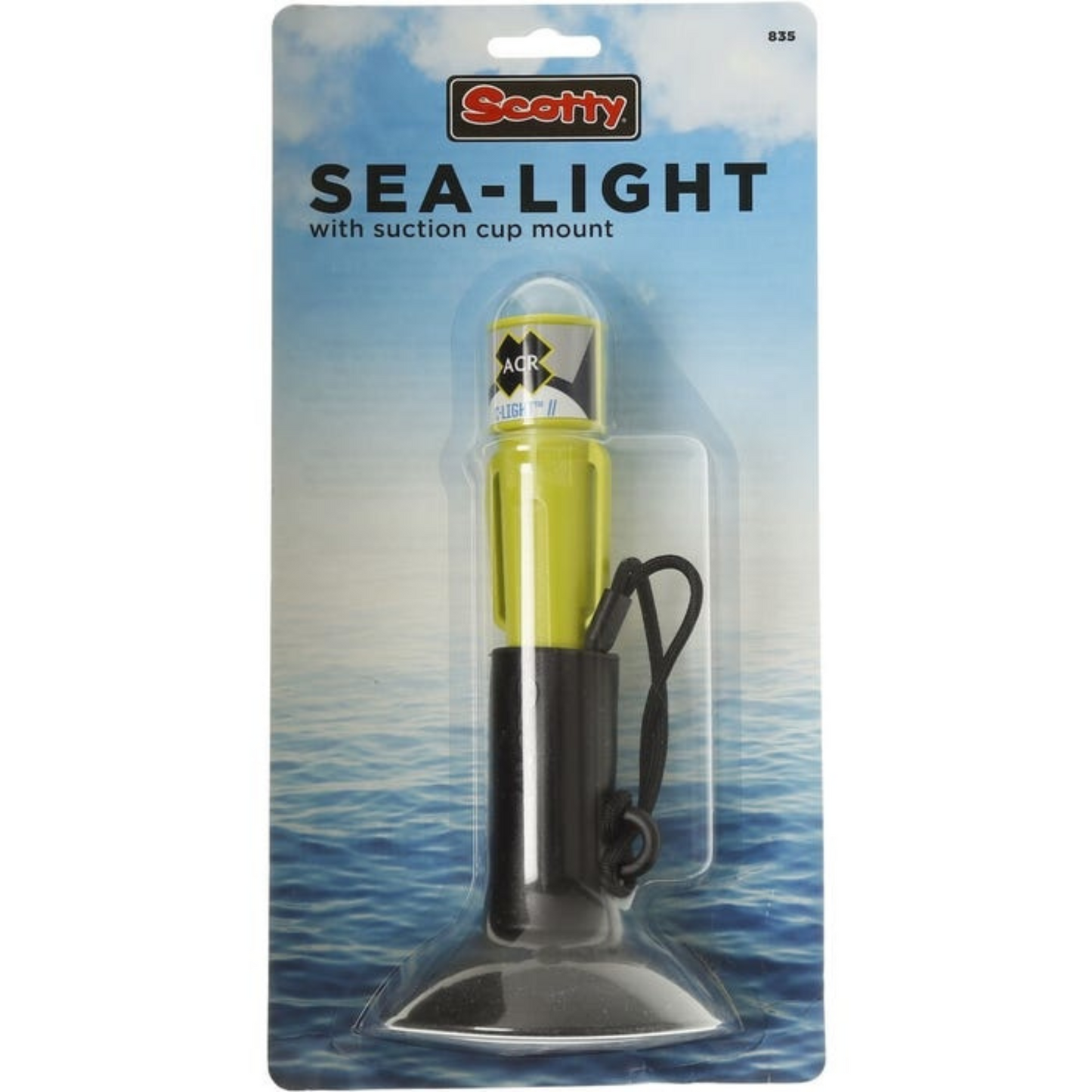Scotty 835 Lampe DEL avec Support Ventouse - SEA-Light with Suction Cup Mount