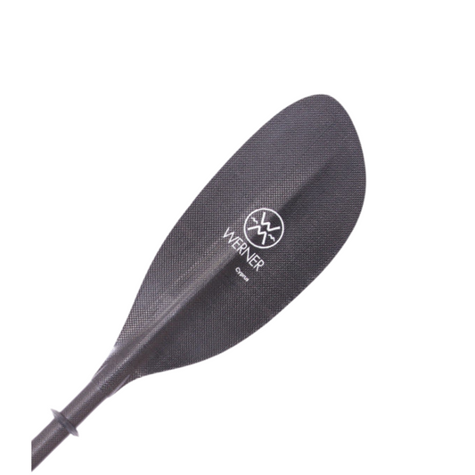Werner Cyprus 2pc paddle straight shaft Carbon