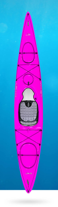 Delta Kayak 12.10 Magenta 2025 avec Nouveau Banc
