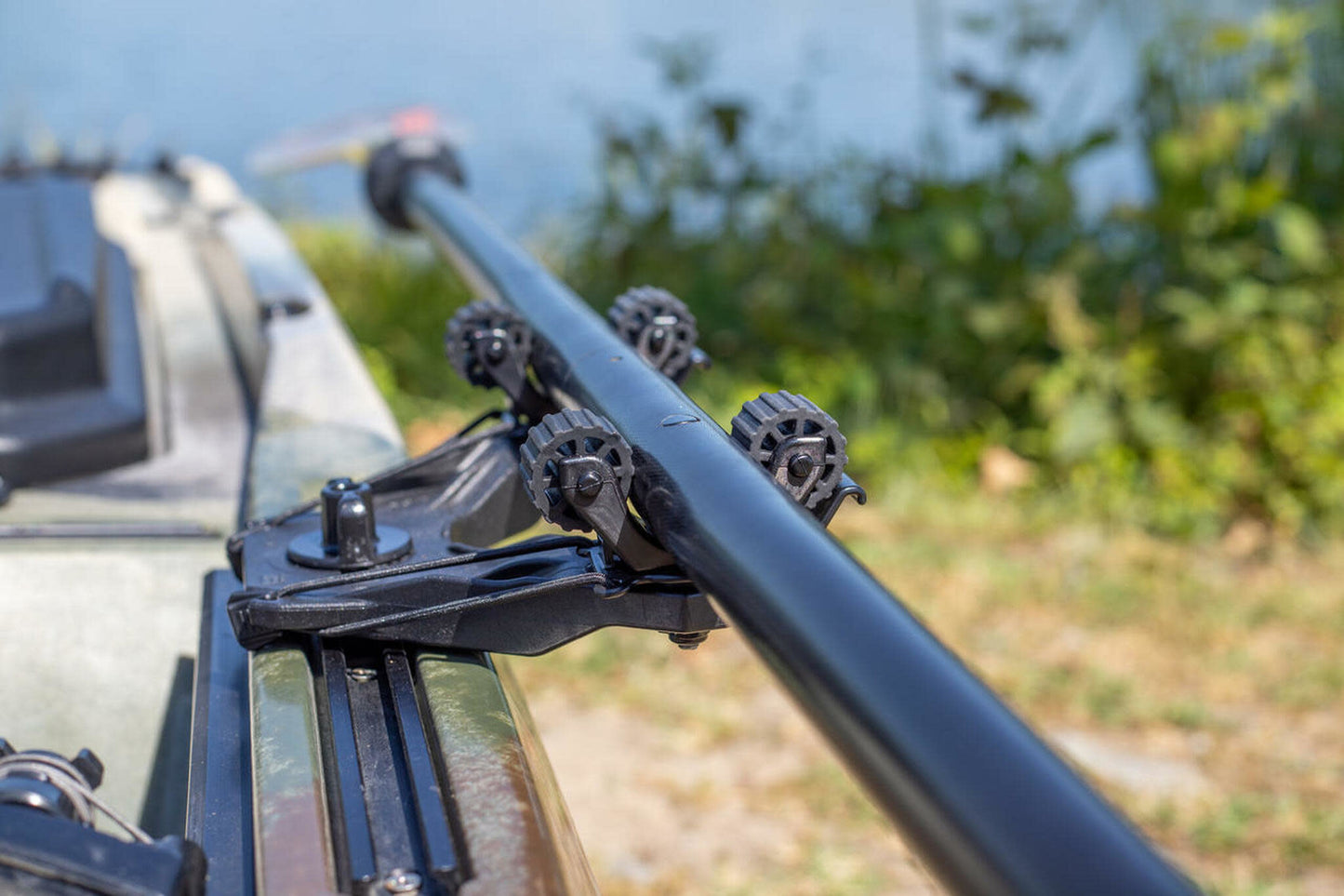 YakAttack Acc. Support a Pagaie DoubleHeader avec RotoGrip, montage sur rail