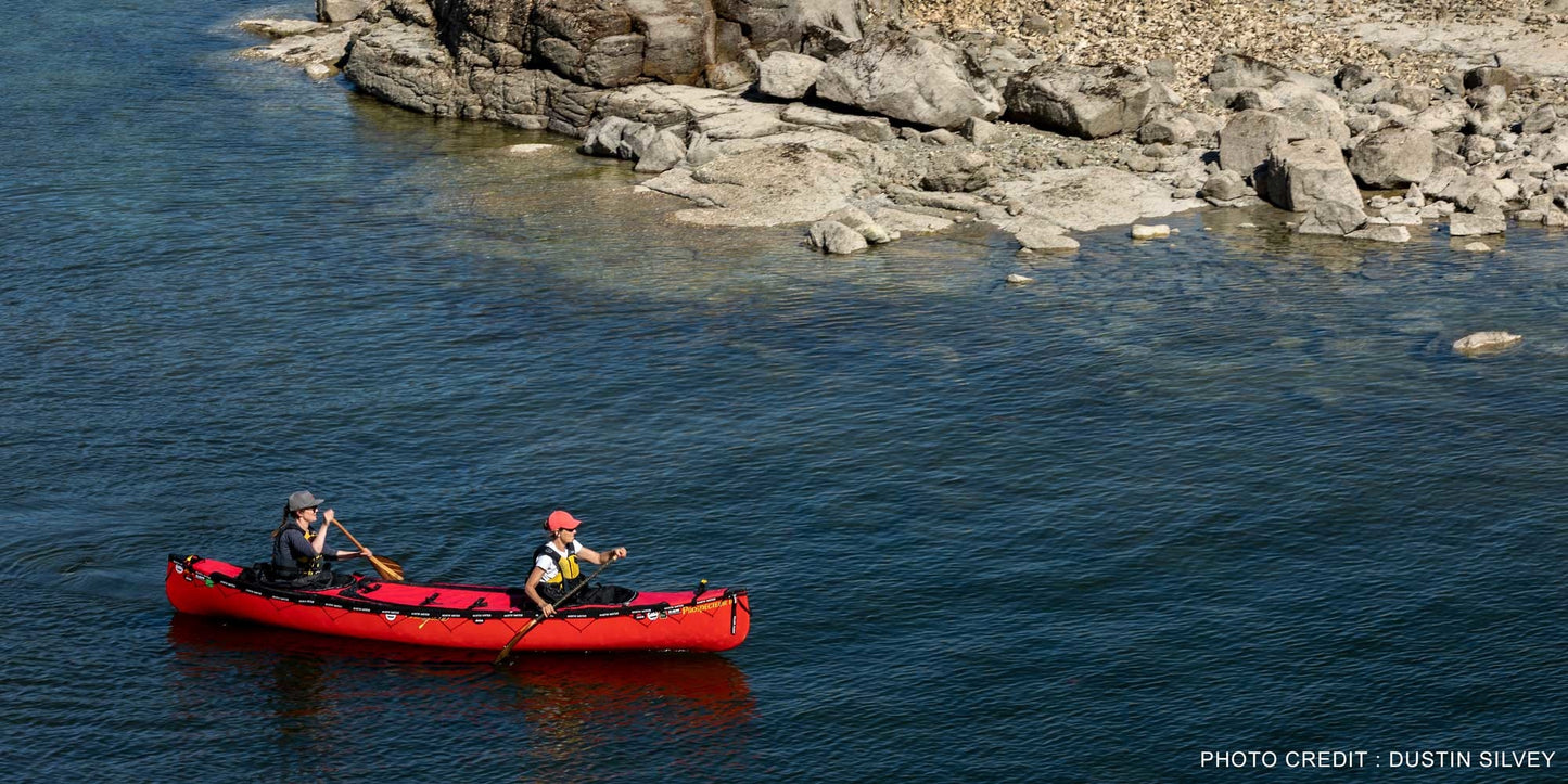 Esquif Canoe T-Formex Prospector 16 with skid plate