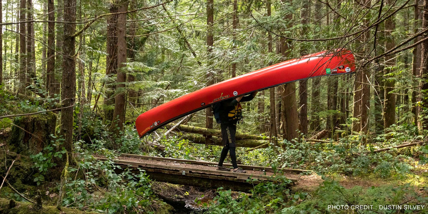 Esquif Canoe T-Formex Prospector 16 with skid plate