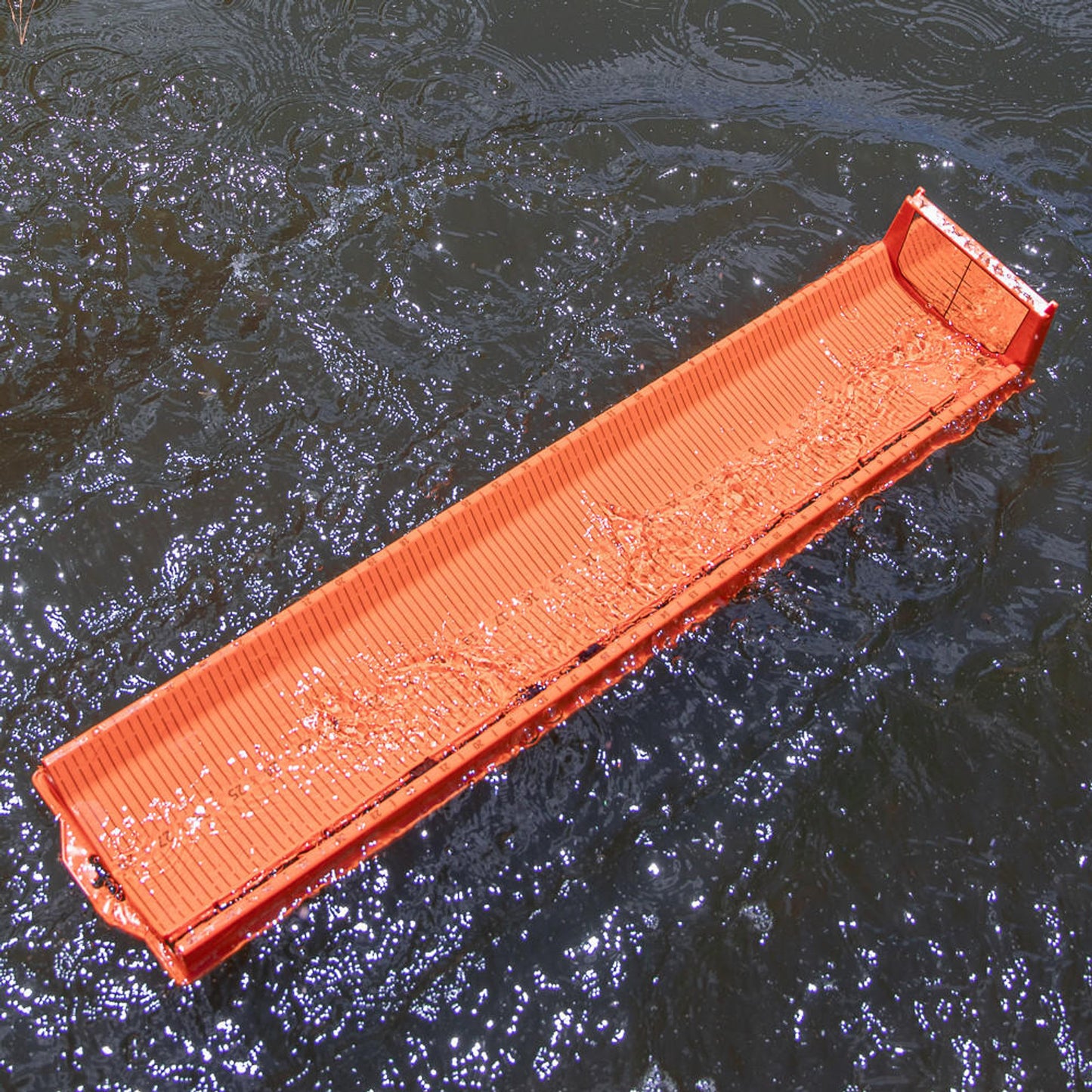 YakAttack LeaderBoard Regle - 28" Measuring Board with Built-In Identifier Holders and Cull Tabs