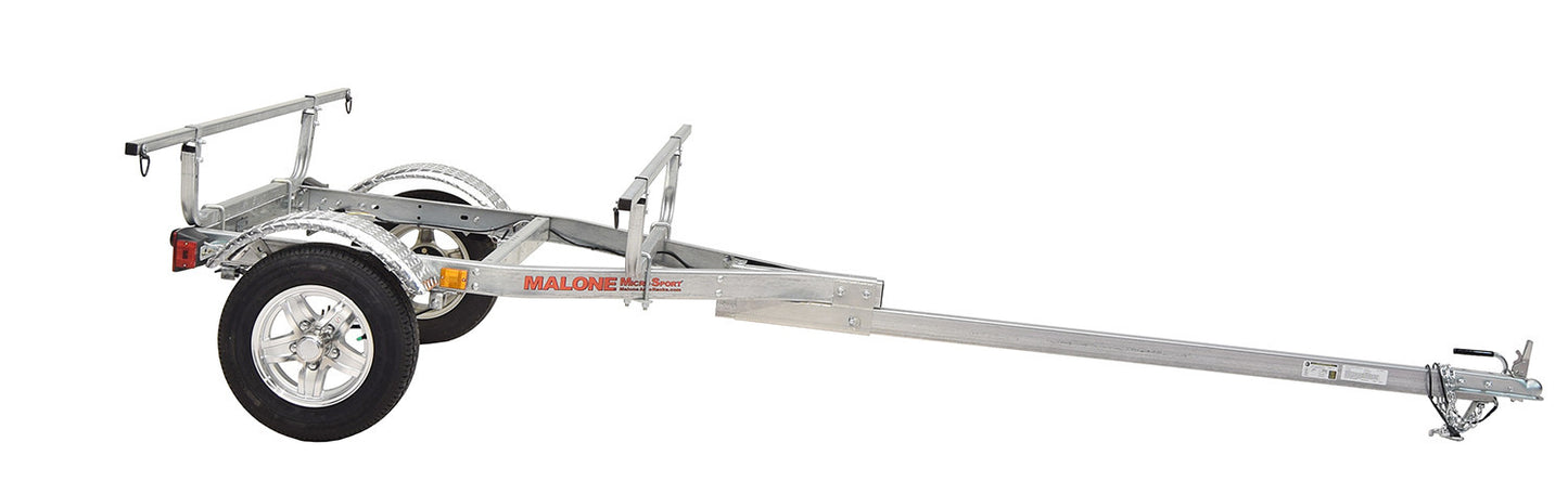 Malone MicroSport MPG460XT Trailer Aluminum Wheels / Retractable Drawbar