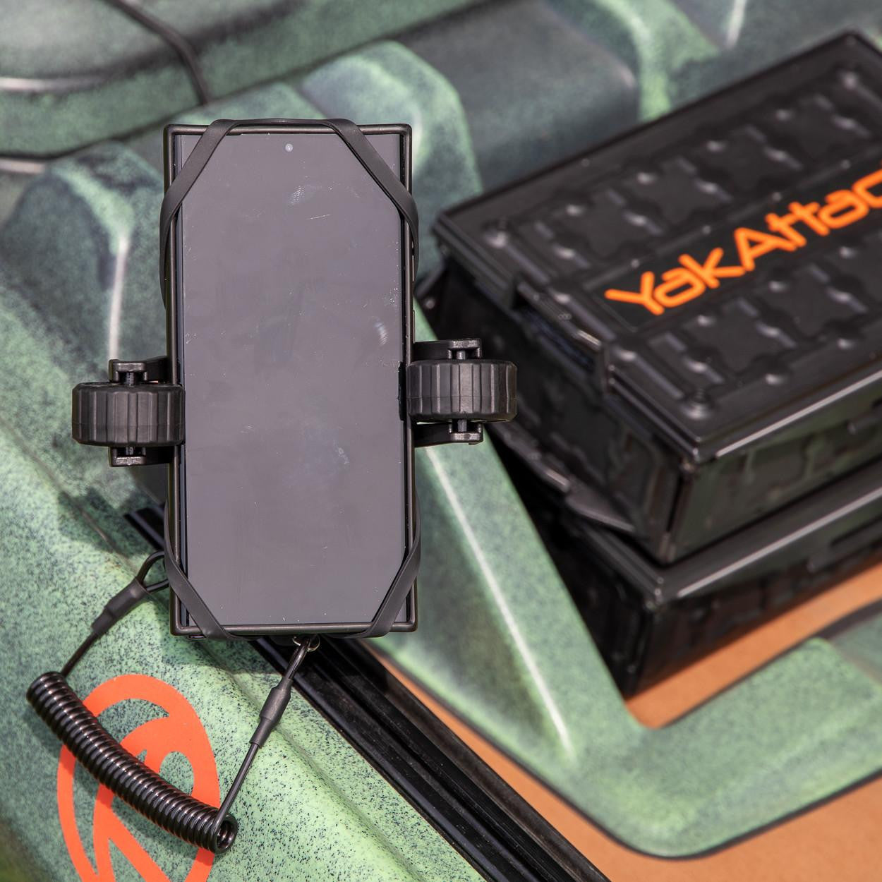 YAkattack Acc. RotoGrip Phone Holder with 1" Screwball Track Mount