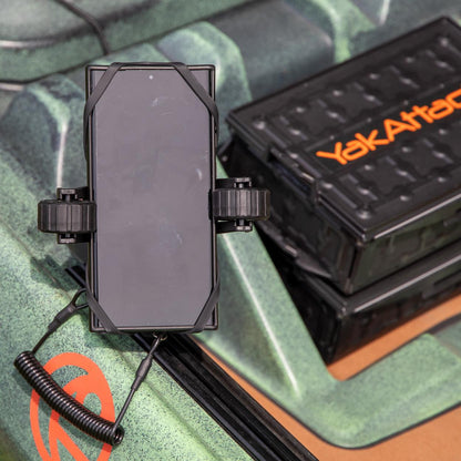 YAkattack Acc. RotoGrip Phone Holder with 1" Screwball Track Mount